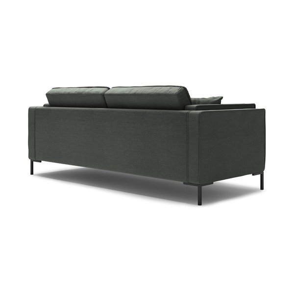 Canapea Milo Casa Attilio, 160 cm, gri închis-image-3