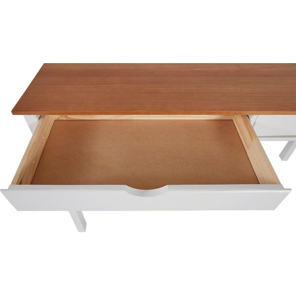 Birou Støraa Gava, lungime 140 cm, alb - maro-image-4