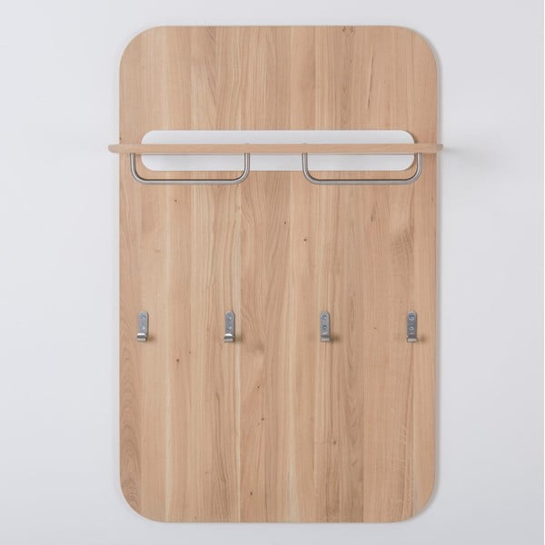 Cuier de perete din lemn de stejar Gazzda Ena-image-1