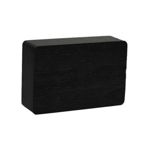 Ceas deșteptător cu LED Gingko Brick Click Clock, negru-alb-image-3