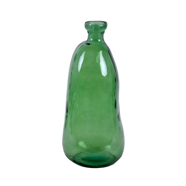 Vază din sticlă reciclată Ego Dekor Simplicity, înălțime 51 cm, verde