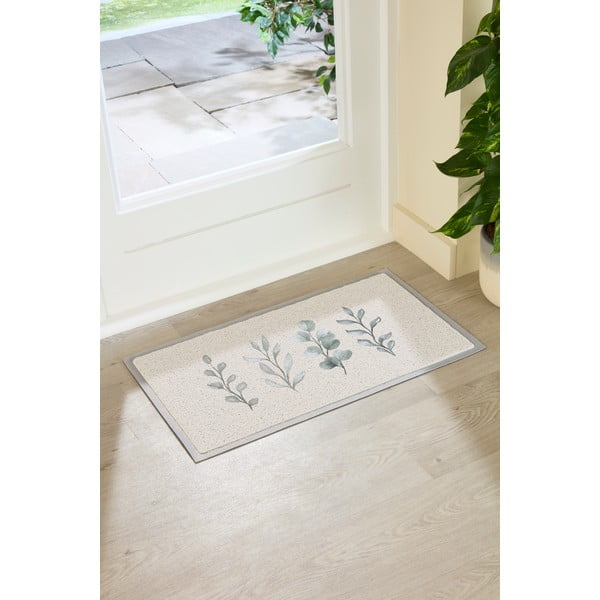Covoraș de intrare 40x70 cm Neutral Leaves – Artsy Doormats-image-1