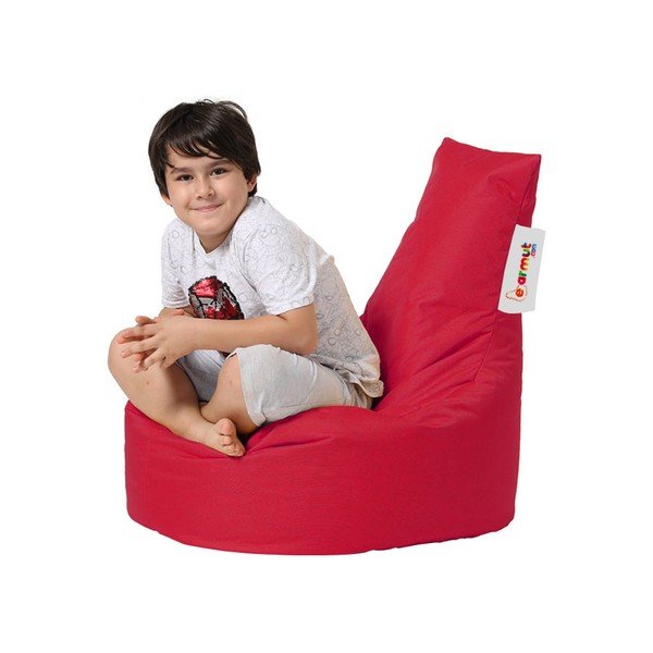 Fotoliu puf pentru copii roșu Baton – Floriane Garden-image-2