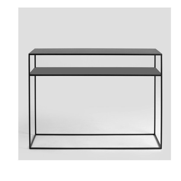 Consolă CustomForm Tensio, 100 x 35 cm, negru-image-1