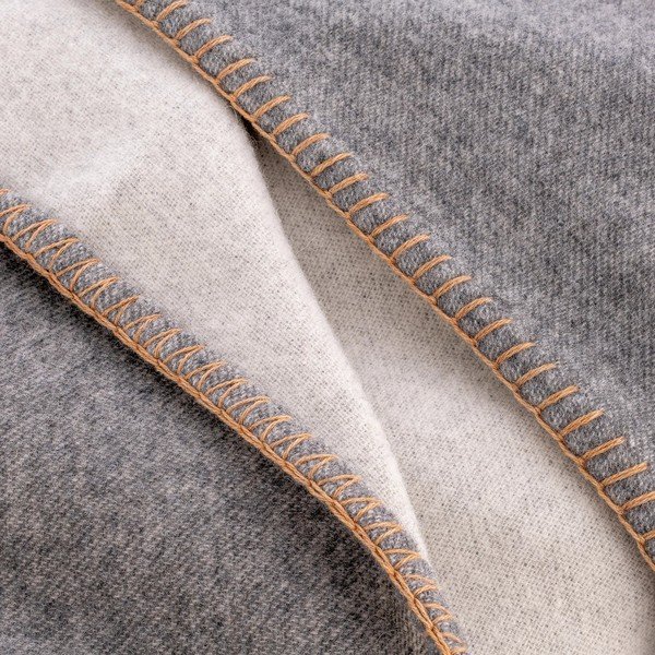 Pătură gri din amestesc de lână 145x200 cm Ahwi – Blomus-image-3