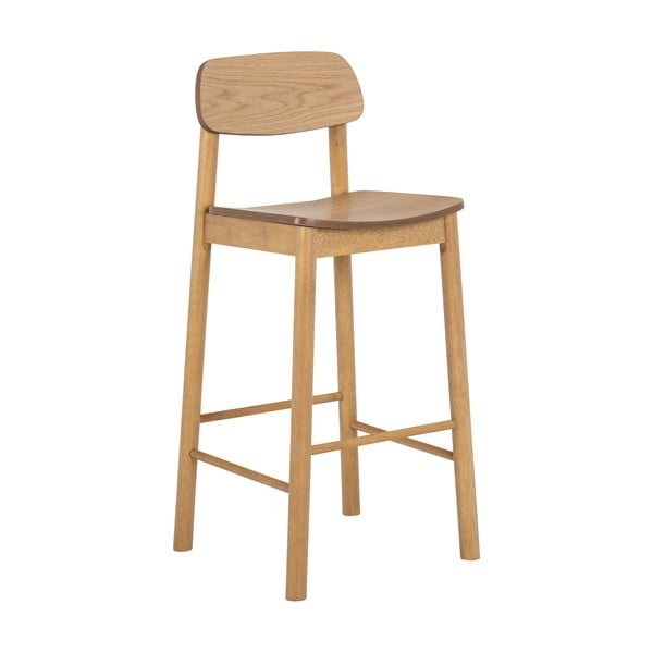 Scaun de bar în culoare naturală (înălțime șezut 74 cm) Barlow – Actona