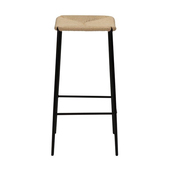 Scaun bar DAN-FORM Denmark Stiletto, bej - natural, înălțime 68 cm-image-2