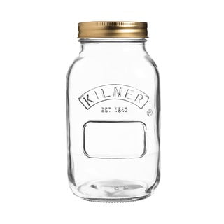 Borcan din sticlă cu capac Kilner, 1 L