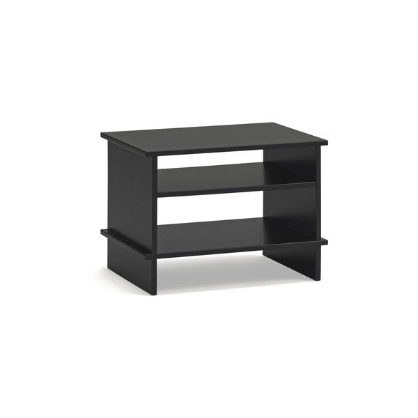 Noptieră neagră cu rafturi Inari – Teulat