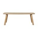 Masă de dining din lemn de stejar 100x220 cm Tablo – WOOOD