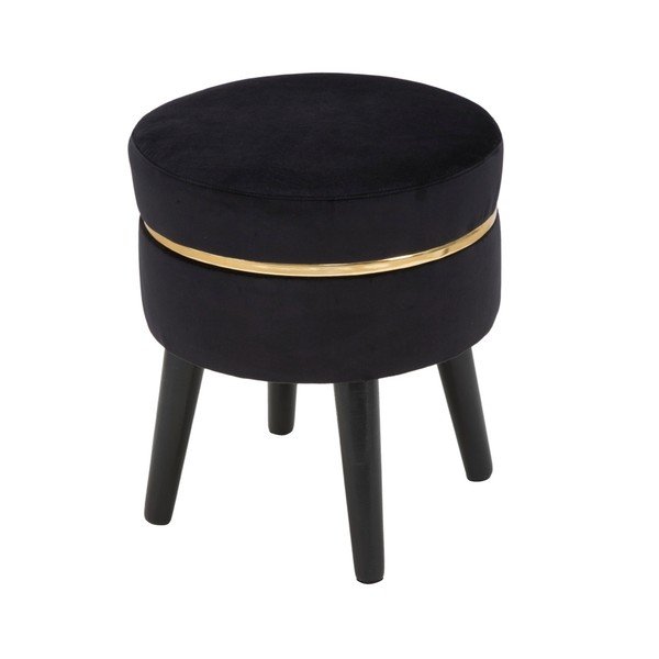 Scaun tapițat Mauro Ferretti Paris, negru-image-1