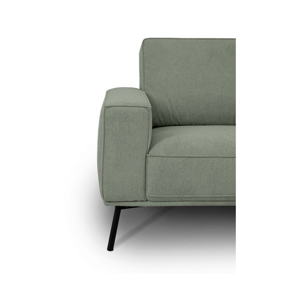 Colțar verde cu tapițerie din chenille (cu colț pe partea dreaptă/în formă de ”L”) Amsterdam – Scandic-image-4