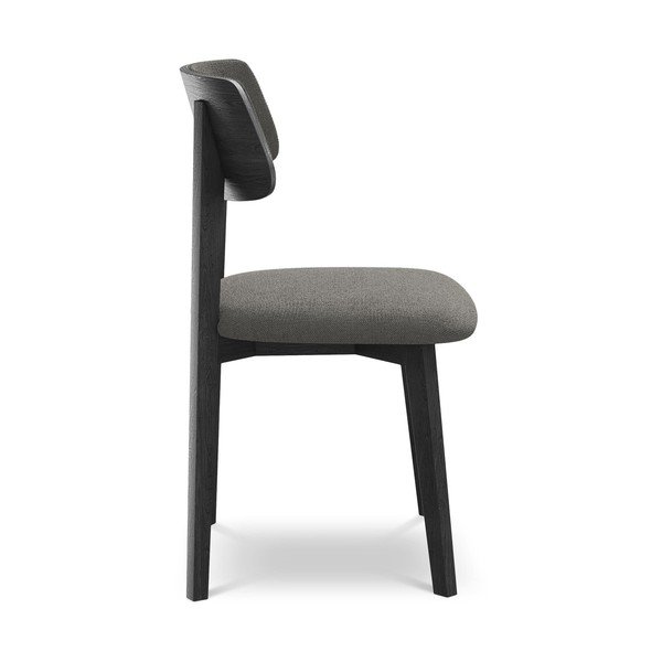 Scaun de dining gri din lemn masiv Niu – Makamii-image-2