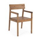 Scaun de grădină în culoare naturală din lemn masiv Rodano – Bizzotto