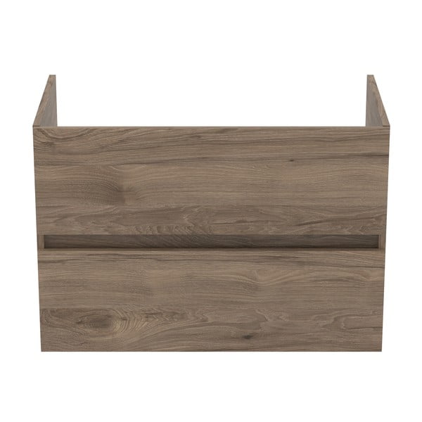 Dulap sub chiuvetă în culoare naturală suspendat cu aspect de lemn de nuc 80x55 cm Eurovit+ – Ideal Standard