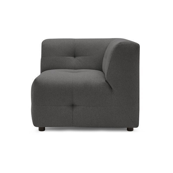 Modul pentru canapea gri închis Kleber - Bobochic Paris-image-1