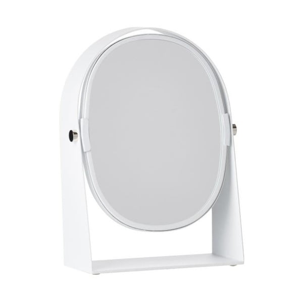 Oglindă cosmetică pentru masa de toaletă Zone Parro, alb