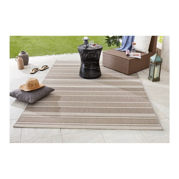 Covor de exterior NORTHRUGS Strap, 80 x 150 cm, bej-image-3
