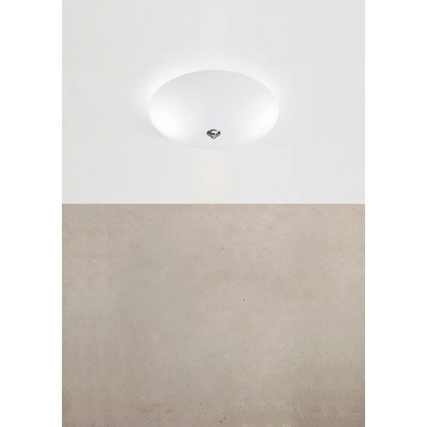 Plafonieră albă cu abajur din sticlă ø 39 cm Platillo – Markslöjd-image-1