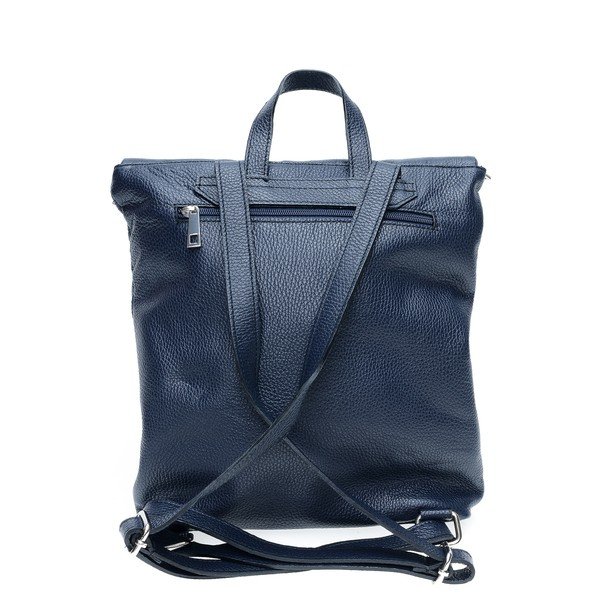 Rucsac din piele Isabella Rhea, albastru-image-3