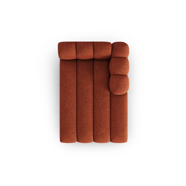 Șezlong cărămiziu (cu colț pe partea dreaptă) Lupine – Micadoni Home-image-2