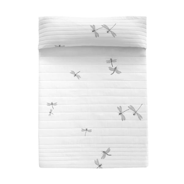 Cuvertură albă matlasată din bumbac 240x260 cm Estuary – Blanc