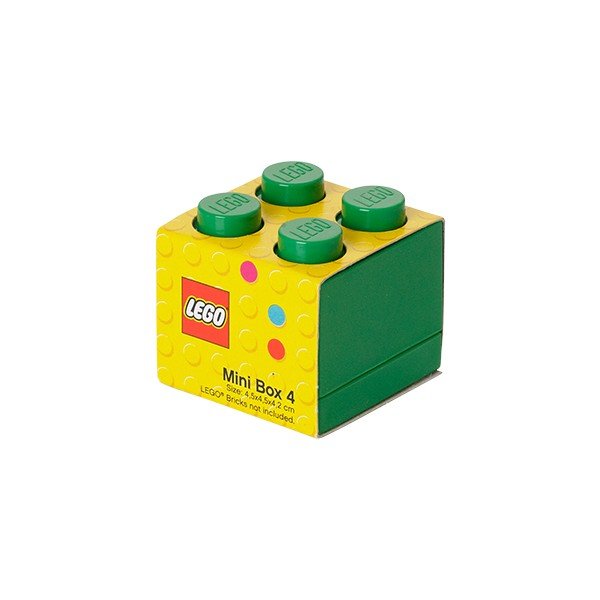 Cutie depozitare LEGO® Mini Box Green, verde-image-1