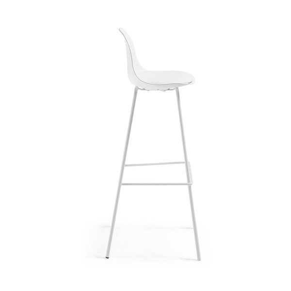 Set 2 scaune bar La Forma Lysna, alb-image-2