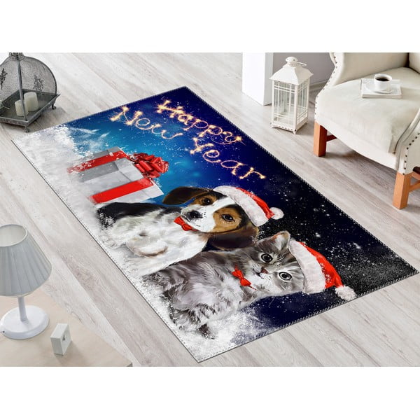 Covor Vitaus Christmas Period Dogs, 50 x 80 cm