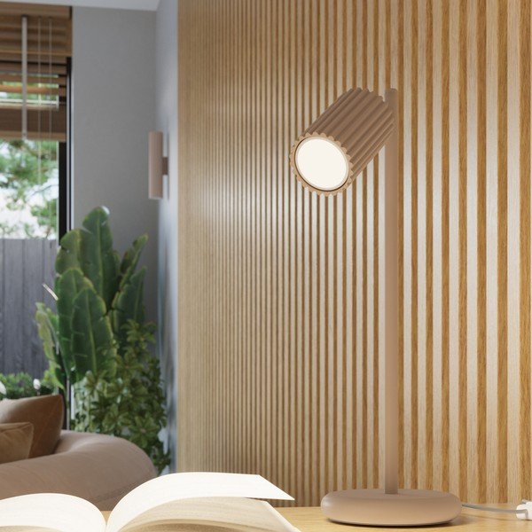 Lustră taupe din metal ø 19,5 cm Gleam – Sollux-image-3