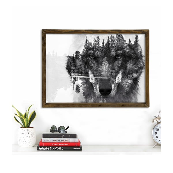 Tablou Husky, 70 x 50 cm-image-1
