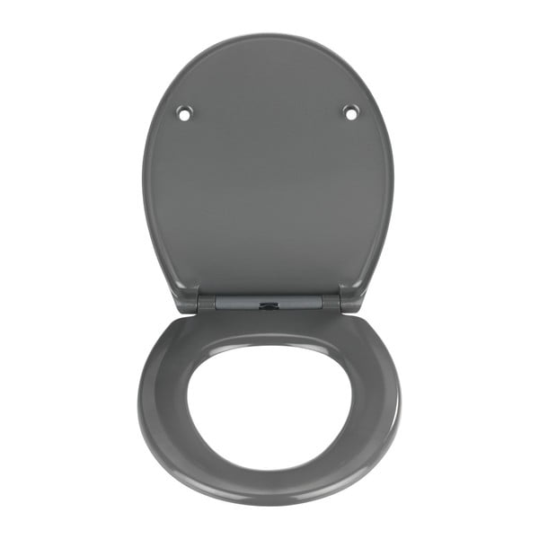 Capac WC Wenko Samos, 44,5 x 37,5 cm, gri închis-image-1