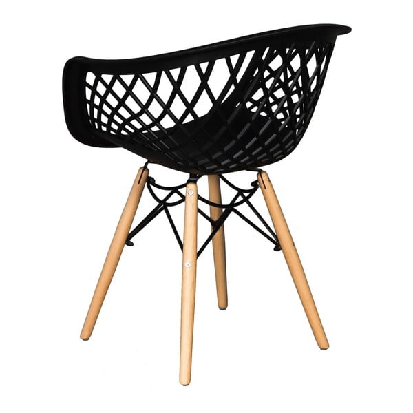Set 2 scaune Evegreen House René, negru-image-2