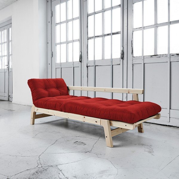 Canapea extensibilă Karup Step Natural/Passion Red-image-2