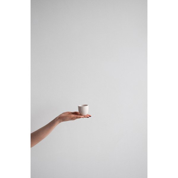 Cană din gresie ÅOOMI Dust 80 ml, roz deschis-image-2