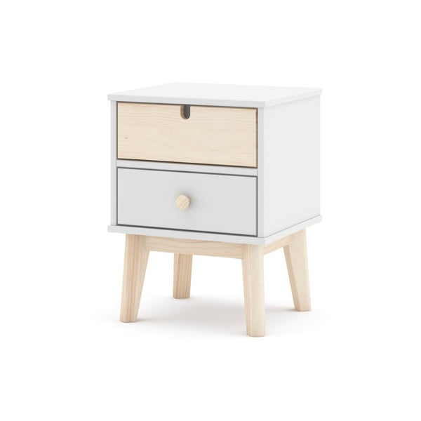 Noptieră de copii albă Estefania – Marckeric-image-3