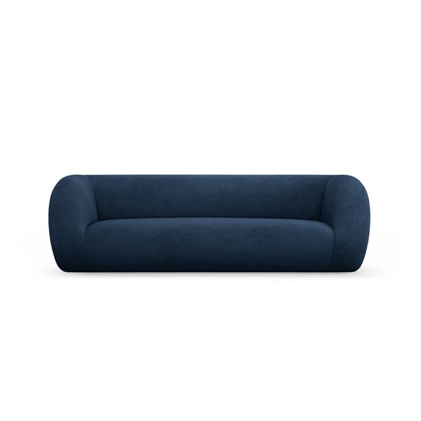 Canapea albastră cu tapițerie din stofă bouclé 230 cm Essen – Cosmopolitan Design