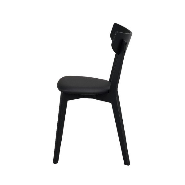 Scaun de dining din lemn de stejar Rowico Ami, negru-image-4