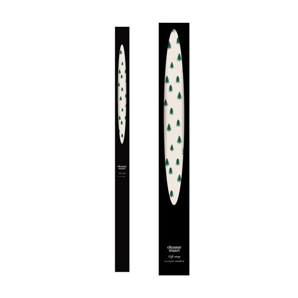 5 coli de hârtie de împachetat eleanor stuart No. 5 Christmas Trees, 50 x 70 cm-image-3