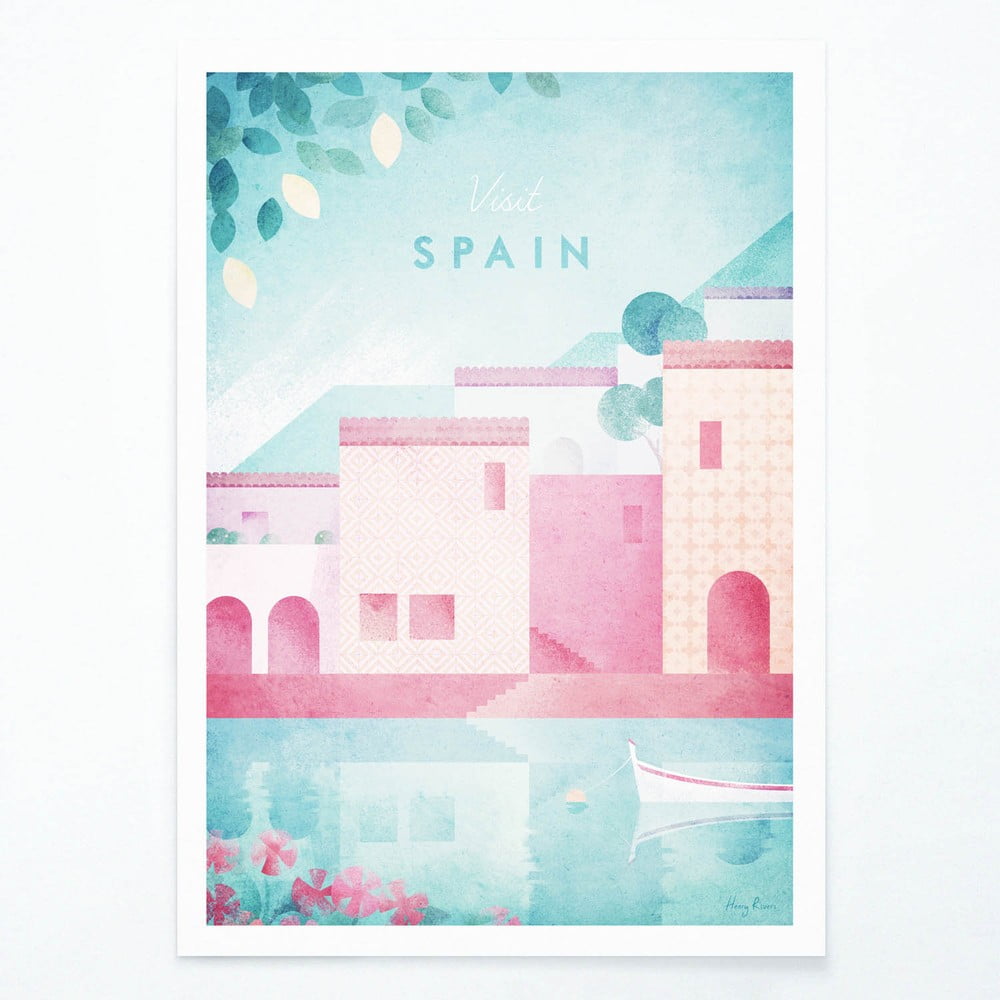 Poster Travelposter Spain, 50 x 70 cm