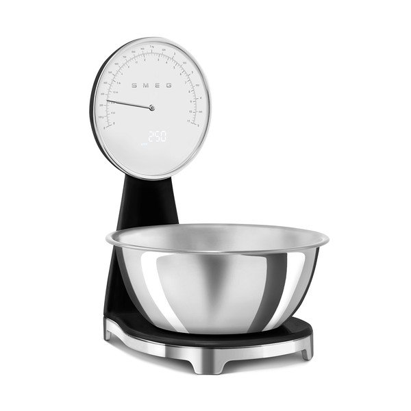 Cântar de bucătărie negru din plastic digital – SMEG-image-4