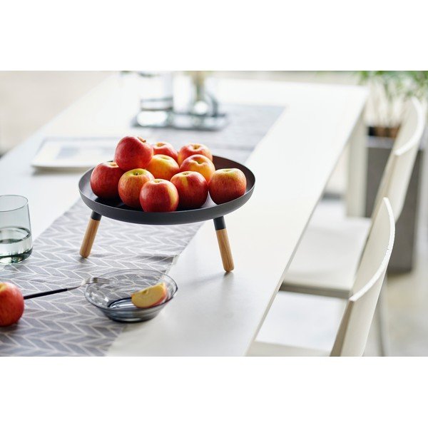 Tavă de servit din metal ø 32 cm – YAMAZAKI-image-1