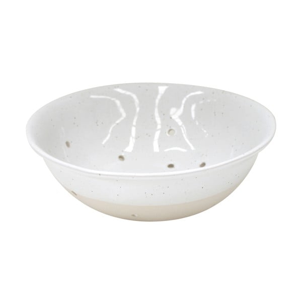 Sită din gresie ceramică Casafina Fattoria, ⌀ 24 cm, alb