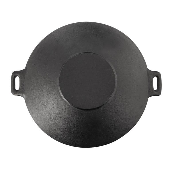 Tigaie tip wok din fontă ø 30 cm Litina – Orion-image-2