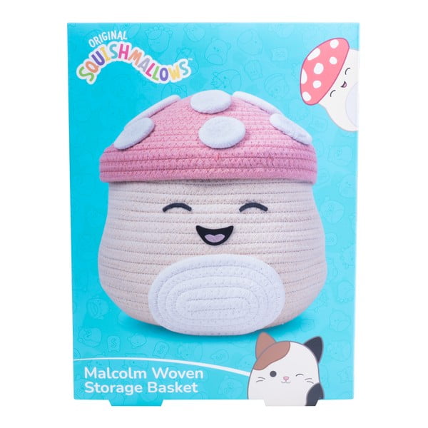 Coș de jucării pentru copii bej din material textil ø 23x22 cm Fizz Malcolm – SQUISHMALLOWS-image-4