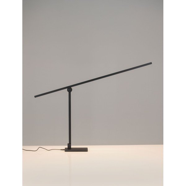 Veioză negru-mat LED cu structură flexibilă/cu intensitate reglabilă din metal (înălțime 47 cm) Tenso – Nova Luce-image-2