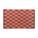 Covoraș de baie portocaliu/bej pentru duș din bumbac organic 50x80 cm Retro – Mette Ditmer Denmark