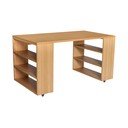 Birou cu aspect de lemn de stejar 80x140 cm Utility – Hübsch