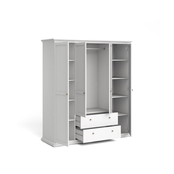 Șifonier alb 181x201 cm Paris – Tvilum-image-3