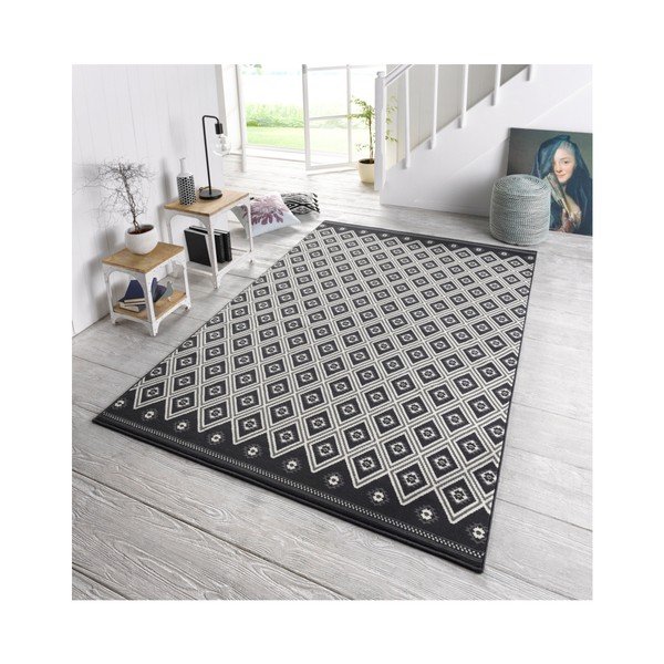 Covor Zala Living Draha, 140 x 200 cm, gri - negru -image-2
